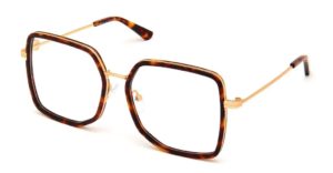 Sylvie Optics Confident Oversize Brille Havanna